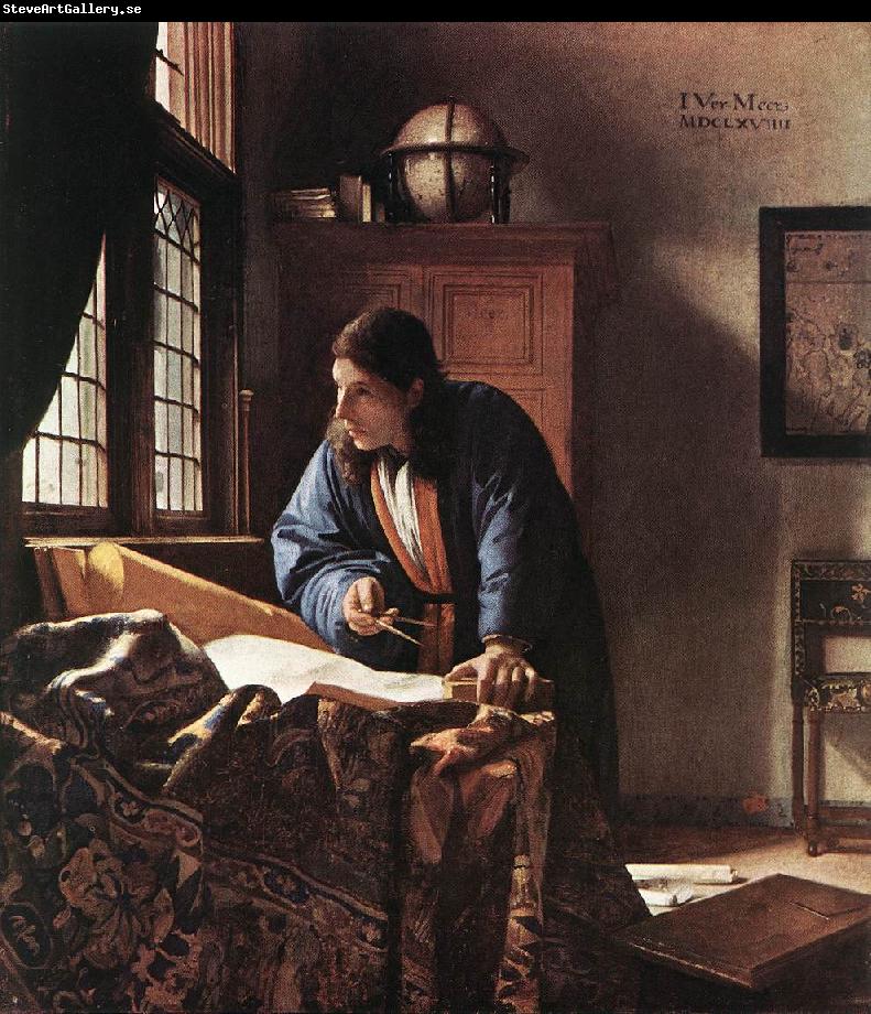 Jan Vermeer The Geographer